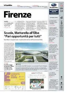 la Repubblica Firenze - 18 Settembre 2018