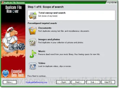 Essential Data Tools Duplicate File Remover v2.7.755