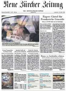 Neue Zürcher Zeitung vom 30 April 2013