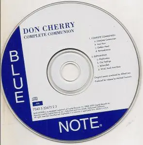 Don Cherry - Complete Communion (1965) {Blue Note 22673 rel 2000, Ron McMaster}