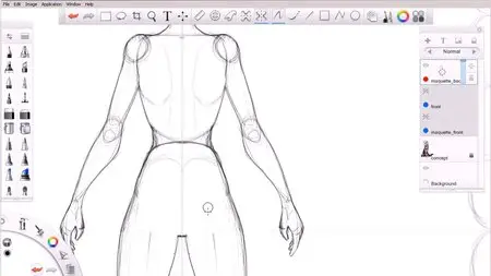 Drawing Character Model Sheets in SketchBook Pro