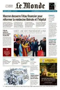 Le Monde du Mercredi 19 Septembre 2018