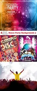 Vectors - Dance Party Backgrounds 5