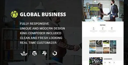 ThemeForest - GB v1.0.0 - Multipurpose Global Business, Corporate, Portfolio WordPress Theme - 19435930