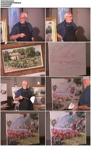 Leonard Wren - Painting A Lanscape From An On The Spot Study