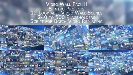 Video Wall Pack II - Project for After Effects (VideoHive)