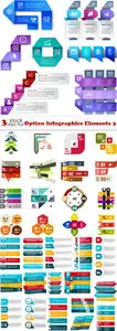 Vectors - Option Infographics Elements 3