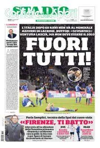 Corriere dello Sport Firenze - 14 Novembre 2017