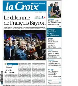 LA CROIX DU 25 26 AVRIL 2012