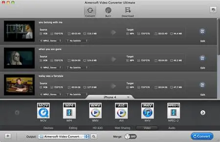 Aimersoft Video Converter Ultimate 5.7.2 Mac OS X
