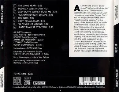 Al Smith - Midnight Special (1960) {Prestige-Bluesville OBCCD-583-2 rel 1996}
