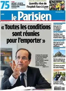 Le Parisien + Cahier Paris du Samedi 28 Avril 2012