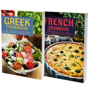 Greek And French Cookbook: 2 Books In 1