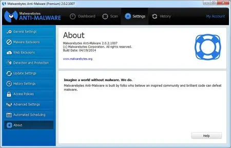 Malwarebytes Anti-Malware Premium 2.0.2.1007 Beta Multilanguage