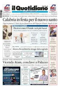 il Quotidiano del Sud Reggio Calabria - 15 Ottobre 2017