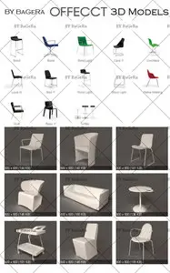 Offecct Office 3D Models Collection