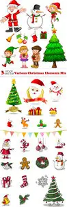 Vectors - Various Christmas Elements Mix