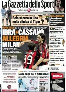 La Gazzetta dello Sport (21-01-11)