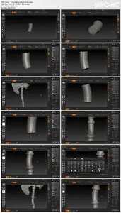 Digital-Tutors - Sculpting a Stylized Axe in ZBrush
