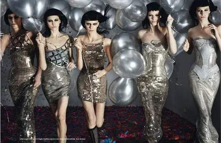 Collections by Steven Meisel for Vogue Italia July 2012