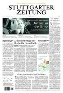 Stuttgarter Zeitung Blick vom Fernsehturm - 10. April 2018