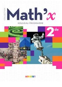 Joël Berhouet - Math 'X 2de (Ed.2019) - Livre
