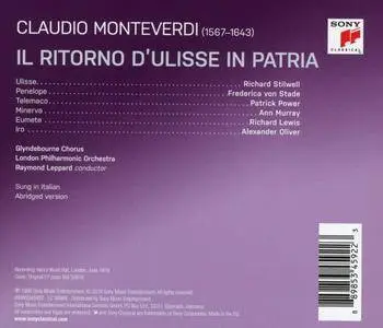 London Philharmonic Orchestra, Raymond Leppard - Monteverdi - Il ritorno d'Ulisse in patria (2016)