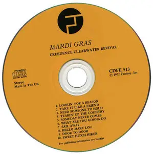 Creedence Clearwater Revival - Mardi Gras (1972) [UK, Fantasy, CDFE 513] Re-up