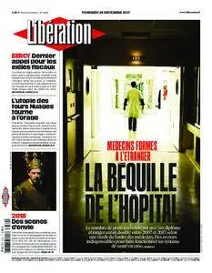 Libération - 29 décembre 2017