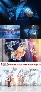 Photos - Business People with World Maps 17