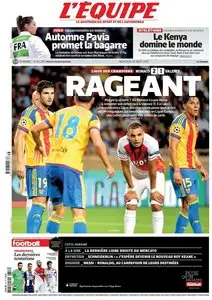 L'Equipe du Mercredi 26 Août 2015
