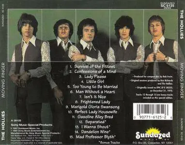 The Hollies - Moving Finger (1970) {1997, Reissue}