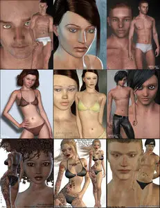3D Models From Daz3d Pack