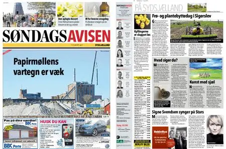 Søndagsavisen Sydsjælland – 11. april 2019