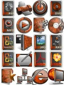 Brown Shine Icons