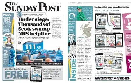 The Sunday Post Scottish Edition – March 29, 2020