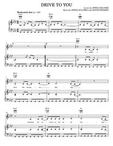 Drive To You - Precious Jewel Amor (Piano-Vocal-Guitar)