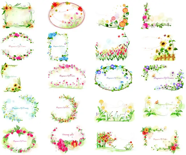 Temptation of Flowers in CorelDRAW