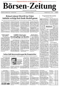 Boersenzeitung vom 19. September 2009