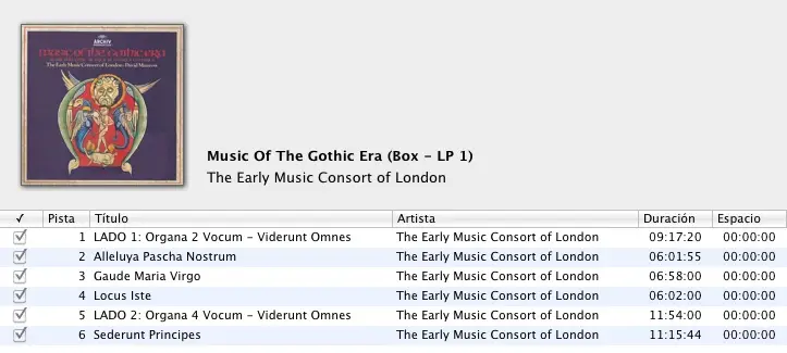 The Early Music Consort of London - Music Of The Gothic Era (Box - 3 LP + Full 54 pages booklet / FLAC)