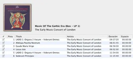 The Early Music Consort of London - Music Of The Gothic Era (Box - 3 LP + Full 54 pages booklet / FLAC)
