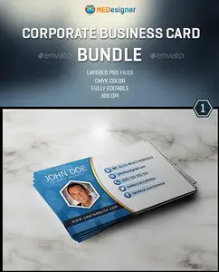 GraphicRiver - 3 Corporate Business Card - Bundle