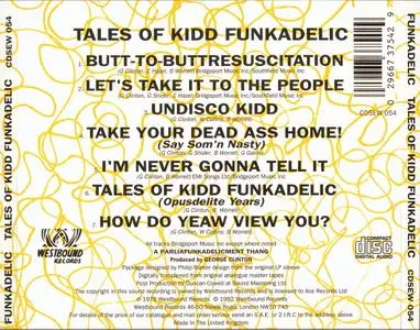 Funkadelic - Tales Of Kidd Funkadelic (1976) Reissue 1992