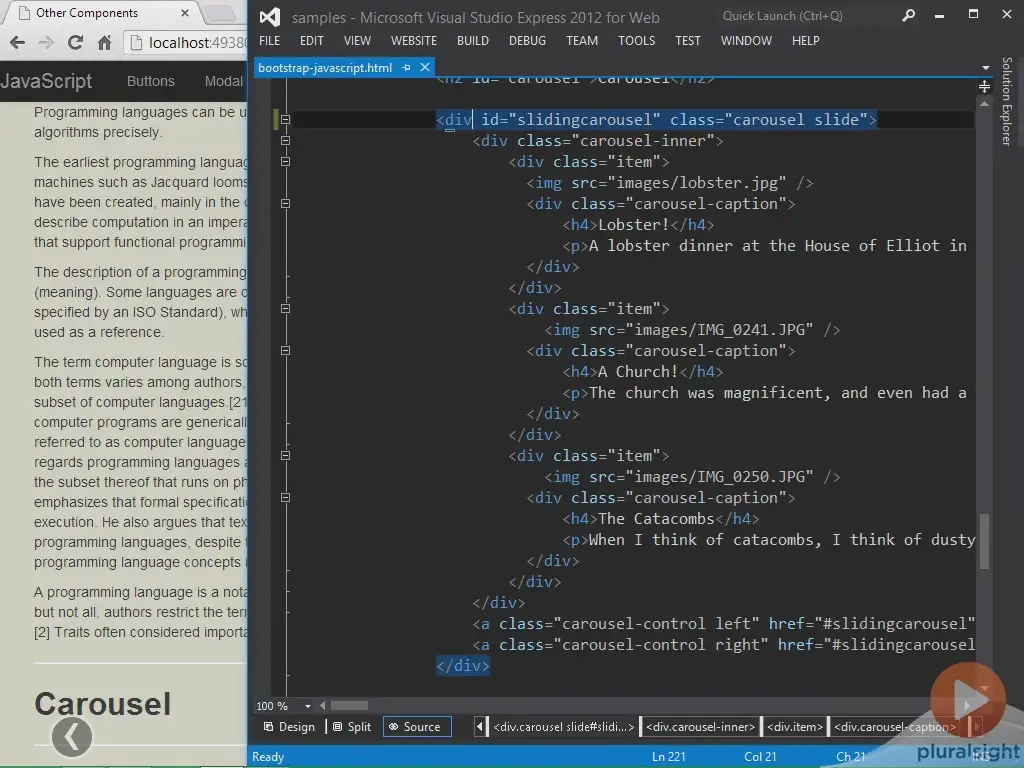 Pluralsight - Introduction to Bootstrap