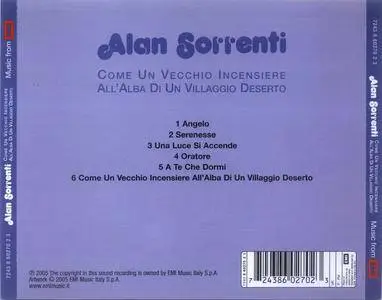 Alan Sorrenti ‎– Come Un Vecchio Incensiere All'Alba Di Un Villaggio Deserto (1974) [Remastered 2005]