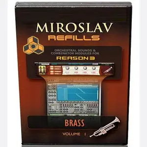 Sonic Reality Miroslav Refills Vol.1 Brass REFiLL DVDR