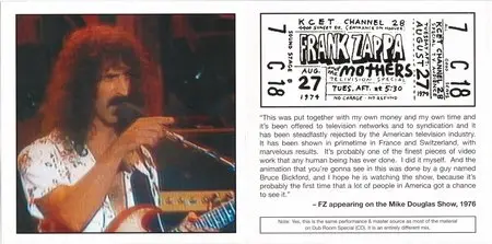 Frank Zappa - A Token Of His Extreme - Soundtrack (2013) {Zappa Records ZR 20015 rec 1974}