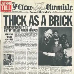 Jethro Tull ‎– Thick As A Brick {Original UK, Porky Pecko Cut} Vinyl Rip 24/96