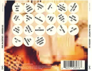 Paul McCartney - Amoeba Gig (2019)