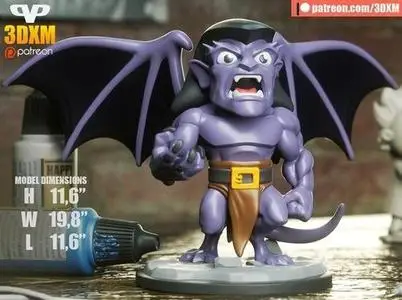 Gargoyles Goliath Chibi  3D Print